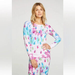 Chaser Tie Dyed Peace Out Pullover